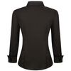 Esabel.C Womens Button Down Shirts Long Sleeve Regular Fit Stretch Work Blouse Black M