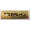 PRESTIGE ENGRAVED ACRYLIC STAND OFF RECTANGLE HOUSE SIGN PLAQUE (GOLD)