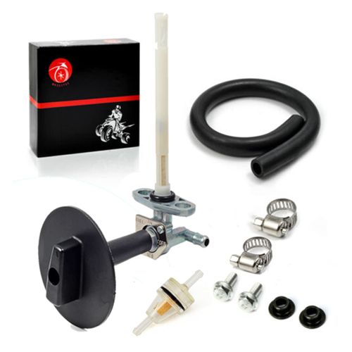 Fuel Valve Petcock & LEVER Compatible with Honda Recon 250 Rancher 350 420 Foreman 400 Foreman 450 FourTrax Foreman Rubicon 500 TRX250 TE/TM TRX350 400 420 500 16950-HN7-003 16963-HM8-000ZA