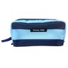 Hanna Hula Single Zipper Pouch, Border Navy