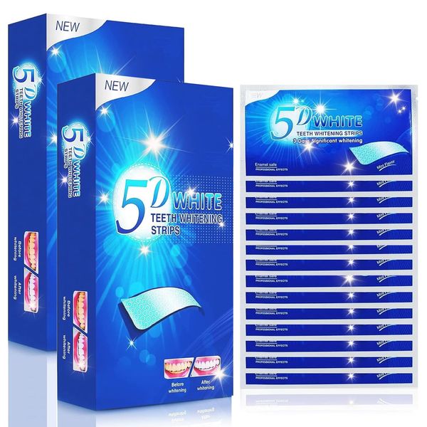 MUNSKT Teeth Whitening Strips,Tooth Whitening Kits, Teeth Whitener, Tooth Whitening Kits, 28 Pcs Teeth Whitening Strips,Teeth Whitener Kits Tooth Whitening Kits Enamel Safe Non-Sensitive at Home