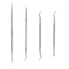 Nail Debris Remover, Nail Debris Removal, Intrusion Nail Tool, Stainless Steel, Nail Gaps, Garbage Remover, Hands, Fingers, Toes (Set of 4)