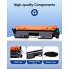 WEAREC Compatible Toner Cartridge Replacement for HP 17A (Black 2 Pack)