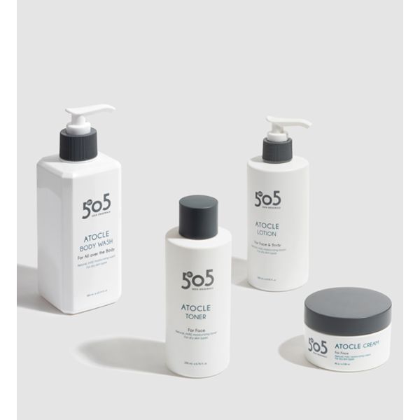 Doctor 505 Atocle 4-piece total set [body wash/toner/lotion/cream] shower ball included