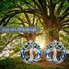 TOUPOP - 925 Sterling Silver 925 Round Crystal, Sterling Silver Crystal, Crystal