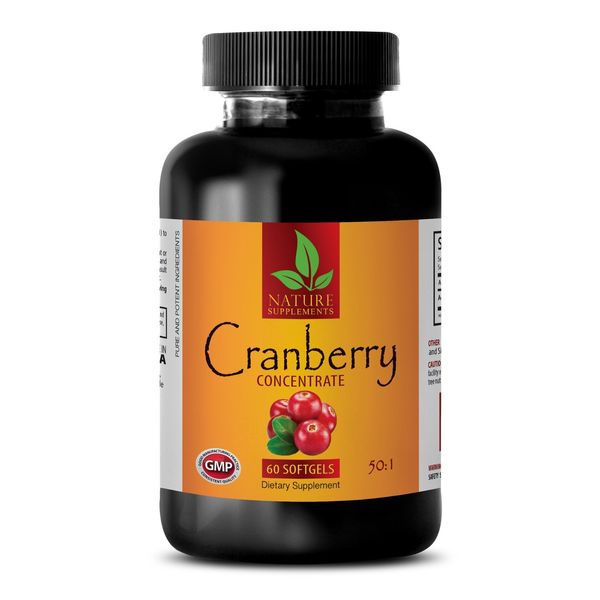 Concentrated Cranberry Extract Pills 252mg - Urinary Tract Help - Vitamin C - 1B