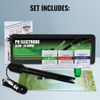 pH Electrode Probe with BNC Connector, 300cm Cable, 0-14 pH Range – pH Probe for Water, Long Body Replacement Electrode Sensor for pH Meter, Controller, Water Testing Tool