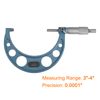 sourcing map Outside Micrometer 3"-4" Measuring Tool 0.0001" Graduation Set