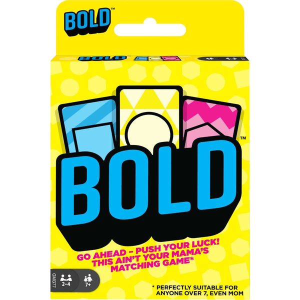 Mattel Games Bold Family Card Game, Matching Game for 7 Year Olds and Up, with 112 Cards and Instructions, Multi