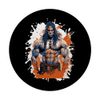 Apache Muscles Chief Indian Bodybuilding Workout Gym PopSockets Standard PopGrip