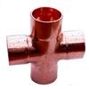 15mm Copper End Feed Equal Copper Cross 4 Way Plumbing Pipe Fitting (15mm)