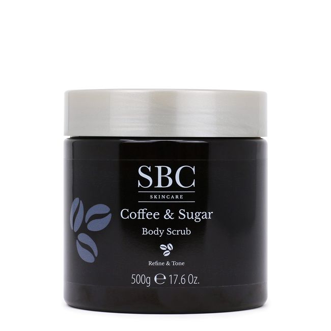 SBC Skincare Coffee & Sugar Body Scrub 500g, Exfoliating Body Scrub, Nourishing, Softening, Smoothing