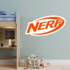 Nerf Sticker - Orange Logo Decal Wall Art (60cm Width x 30cm Height)