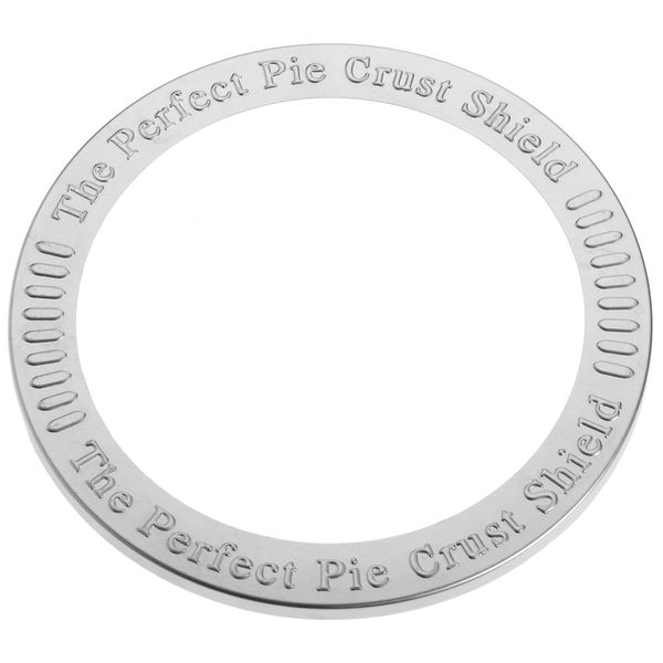 Norpro Aluminum 9 Inch Pie Crust Shield, Shown