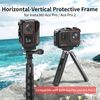 Taoricup Insta360 Ace Pro / Insta360 Ace Protective Frame Camera Cage Vertical/Horizontal Shooting Mount Accessory, Cold Shoe Interface