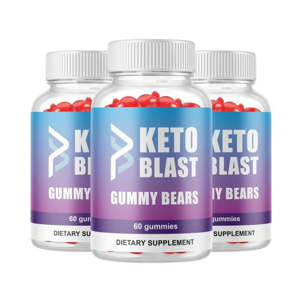 3-Pack Keto Blast Gummies - Keto Blast ACV Gummies - 180 Gummies