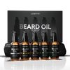 LOVERYMEN Beard Oil Premium Set- 5 Scented Moisturizing Beard Oils-Beard Soften