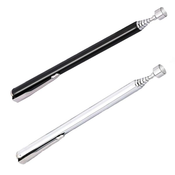 2 Stück Teleskop Magnet Stabmagnet Ausziehbar Magnetstab Bis Zu 65 CM Magnetic Pick-Up Tool Magnetheber Edelstahl Magnetgreifer Für Schrauben Mutter Schlüssel Metallteile