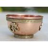 DharrmaObjects Copper Offering Bowl Incense Burner Holder (3 Inches, Om)