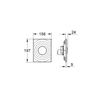 GROHE 38574000 | Surf WC Wall Plate