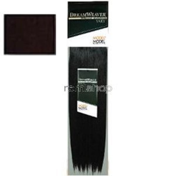 Model Model Dreamweaver 100% Human Hair Extensions Yaky 12" #1
