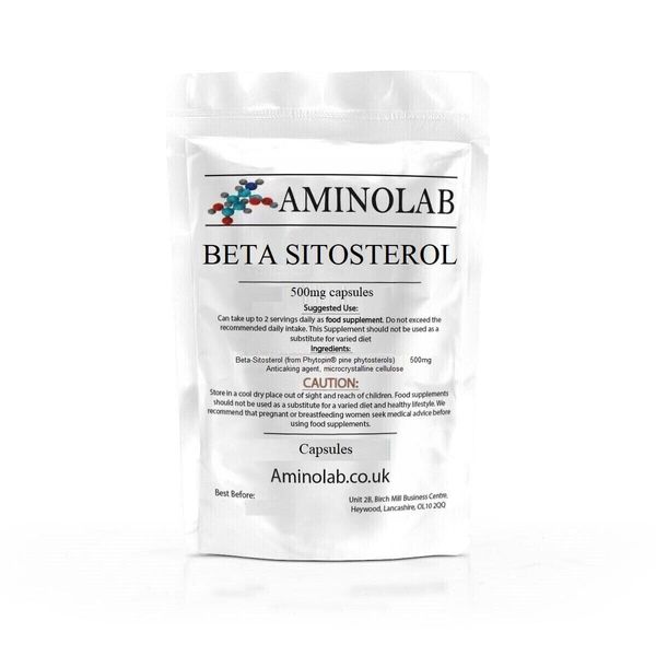 Aminolab - Beta Sitosterol 500mg 120 Capsules