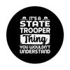 State Trooper Apparel - Funny Unique Troopers Design PopSockets Swappable PopGrip