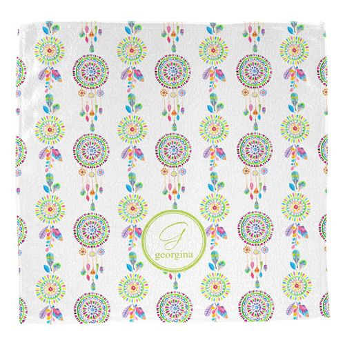 Personalized Dreamcatcher Washcloth