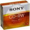 Sony CD-RW 700MB High Speed 4-10 x Slim case 10-pack
