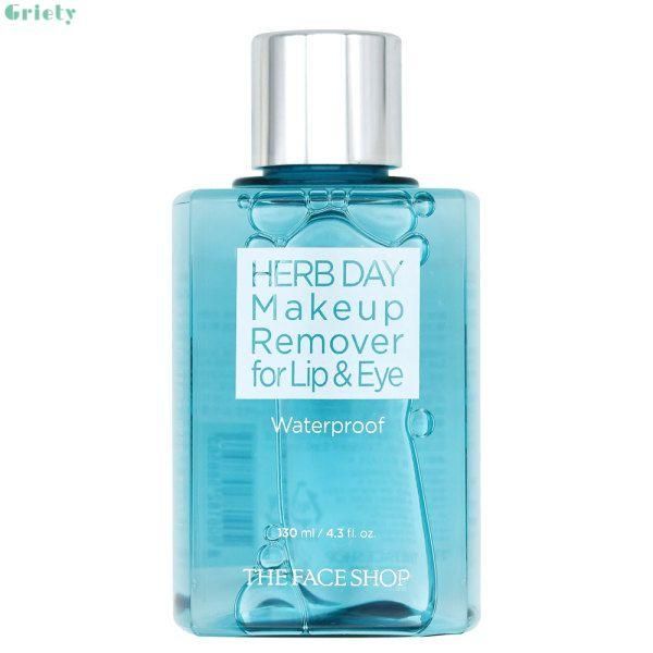 The Face Shop Herb Day Waterproof Lip &amp; Eye Makeup Remover 130ml