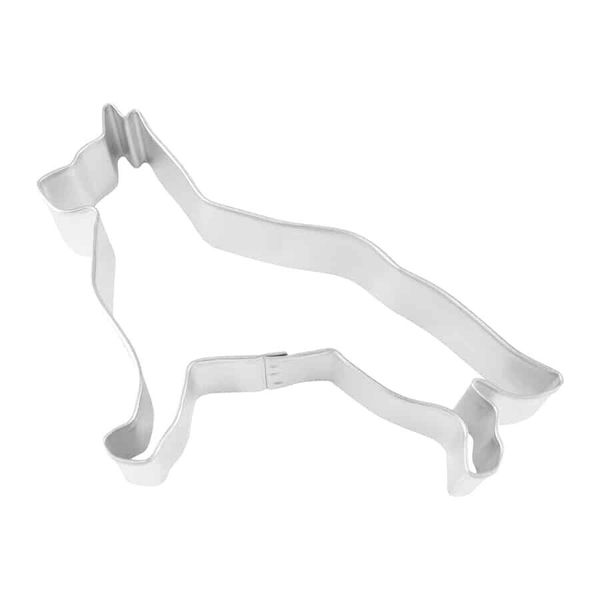 German Shepherd Dog Cookie Cutter  5'' Metal Pet Animal Shelter Treats