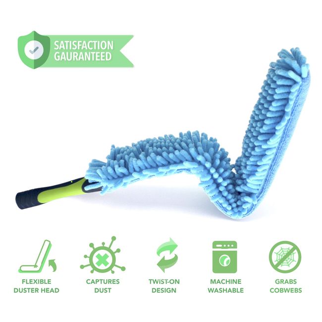  Flexible Fan Dusting Brush, Bendable Dusting Brush