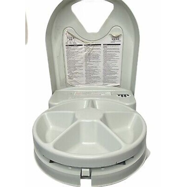 PetSafe Automatic Pet Feeder Program Timer 5 Meal Dog/CatFood Bowl Dispenser