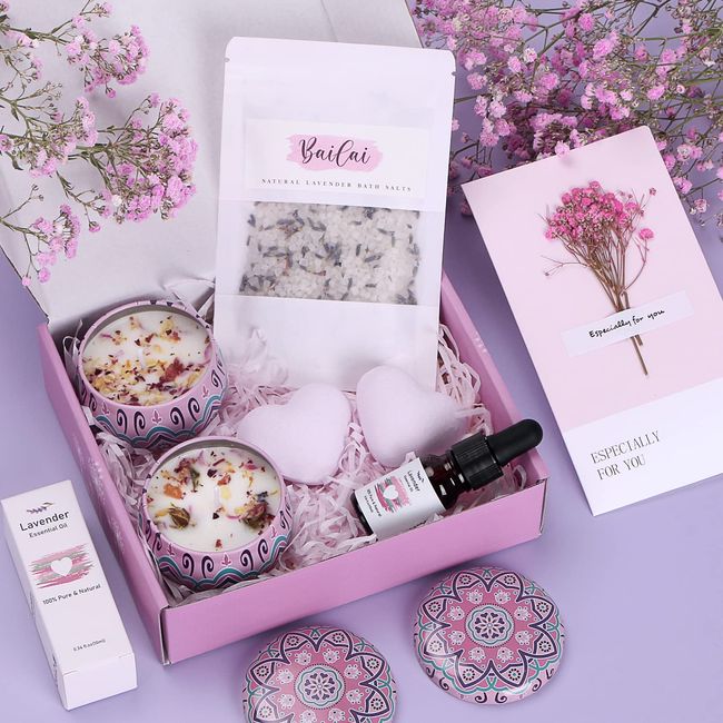 Purple Pamper Kit / for Her / Women's Birthday / Get Well 