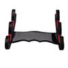 Handmade Sword - Three Tiers Black Paino Lacquered Wooden Wall Sword Stand, Samurai Katana Wakizashi Tanto Swords Display Holder, Padded