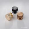 Alzassbg 10 Pack Matte Black Cabinet Knobs, 1.2 Inch Diameter Knurled Round Kitchen Knobs for Cabinets and Drawers AL6023MB
