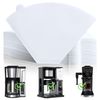 Disposable Coffee Paper Filters, 100 Pcs #4 Cone Replacement Filter for Ninja Coffee Maker, white