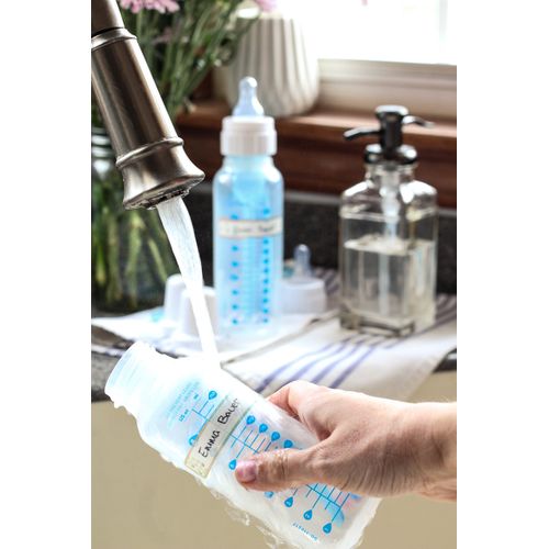 Bottle Labels, Write-On, Self-Laminating, Waterproof Kids Name Labels for Baby Bottles, Sippy Cup for Daycare School, Dishwasher Safe (Variety Pack, Set of 2)