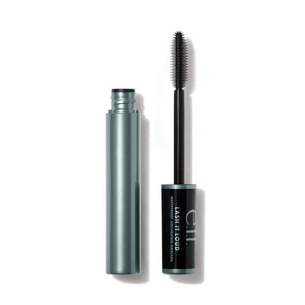 e.l.f. Lash It Loud Waterproof Mascara, formula volumizzante per ciglia enormi, più folte e audaci, prodotto vegano e non testato sugli animali, Black