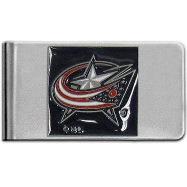 NHL Siskiyou Sports Mens Columbus Blue Jackets Steel Money Clip One Size Team Color