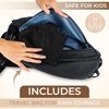 AdvntrPro Camping Dinnerware Set with Travel Bag (Beige)