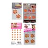 Clemson Tigers Temporary Tattoo and Fan Tailgate Bundle
