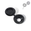 Regiprob M4 Plastic Cosmetic Screw Cap Covers for Screw Protector (Black)