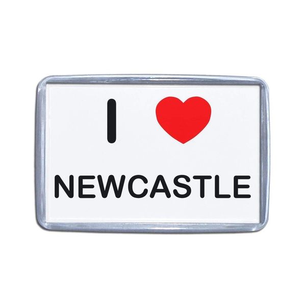 I Love Newcastle - Small Plastic Fridge Magnet
