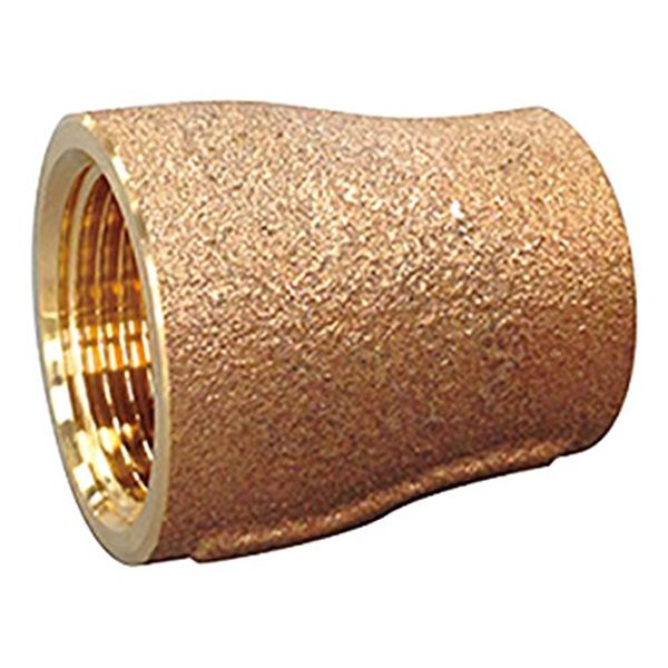 Flowbar Bronze Threaded Fitting Gunmetal Socket Dia. GSO-0604-NPB 3/4 x 1/2