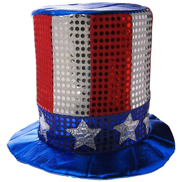 Glitz 'N Gleam Uncle Sam Top Hat Party Accessory (1 count)