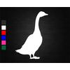 Goose Vinyl Decal Sticker (White, 10cm x 6.9cm)