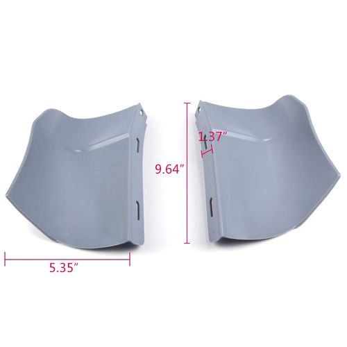 VRracing 1 Pair Rear Bumper Quarter Panel Fillers Set Replacement for Chevrolet Caprice/Impala 1986-1990 Gray
