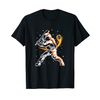 Baseball Player With Baseball Bat In Space Astronaut T-Shirt