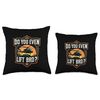 Do You Even Lift Bro? - Helicopter lover Throw Pillow